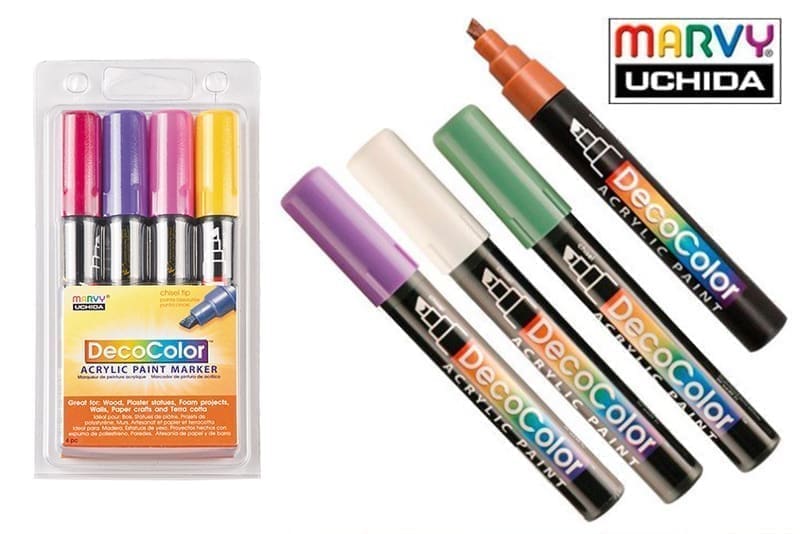 akriliniai markeriai