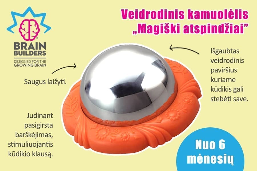 žaislai kūdikiams nuo 6 mėnesių